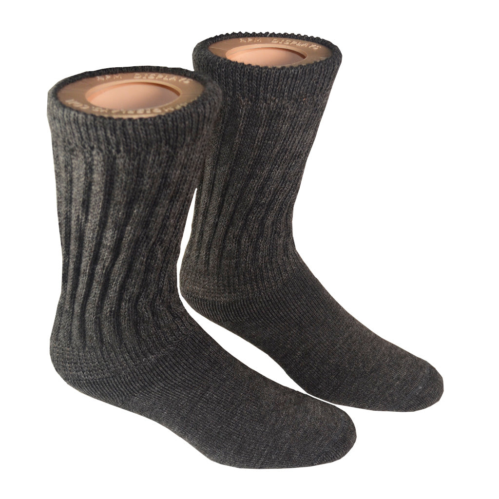 Alpaca Diabetic Socks-Socks-Alpaca Direct-Small-Grey-Alpaca Direct