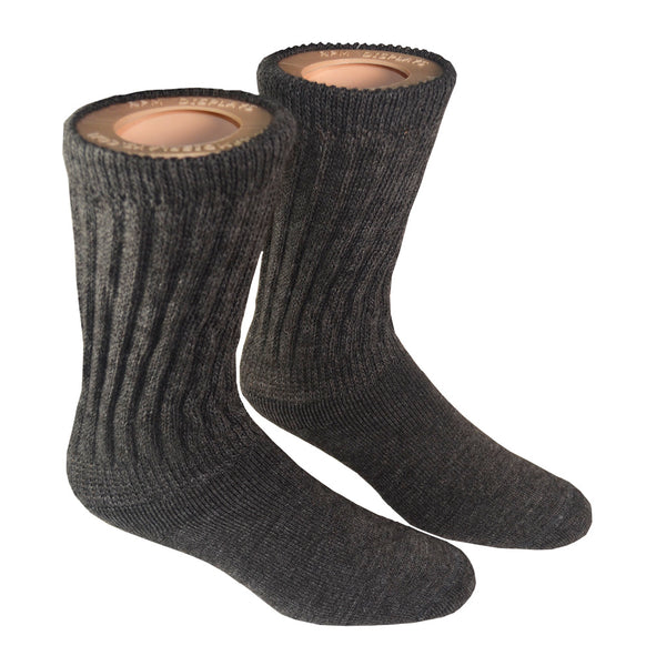 Alpaca Diabetic Socks-Socks-Alpaca Direct-Small-Grey-Alpaca Direct