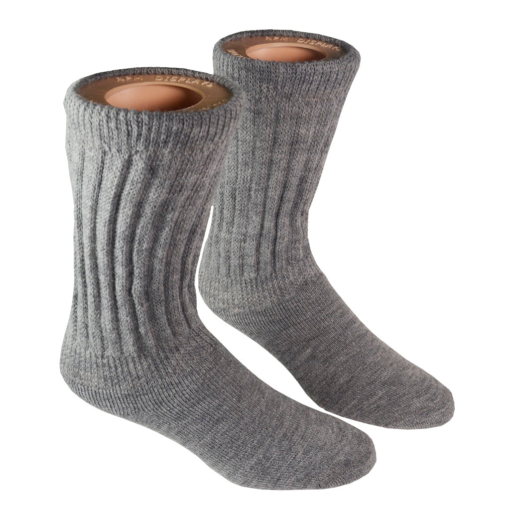Alpaca Diabetic Socks-Socks-Alpaca Direct-Medium-Grey-Alpaca Direct