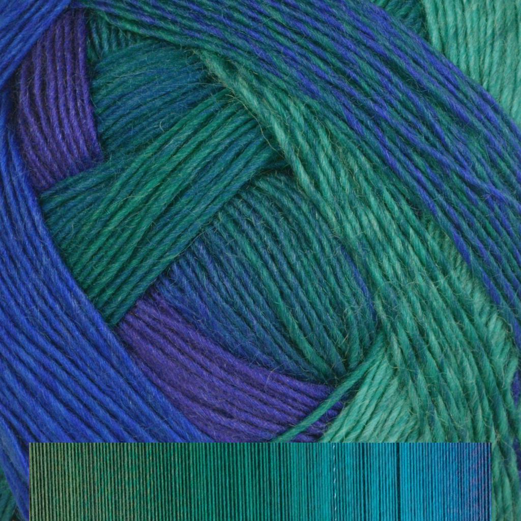 Schoppel-Wolle Zauberball-Yarn-Schoppel-Wolle-#2360 Grinding Turquoise-Alpaca Direct
