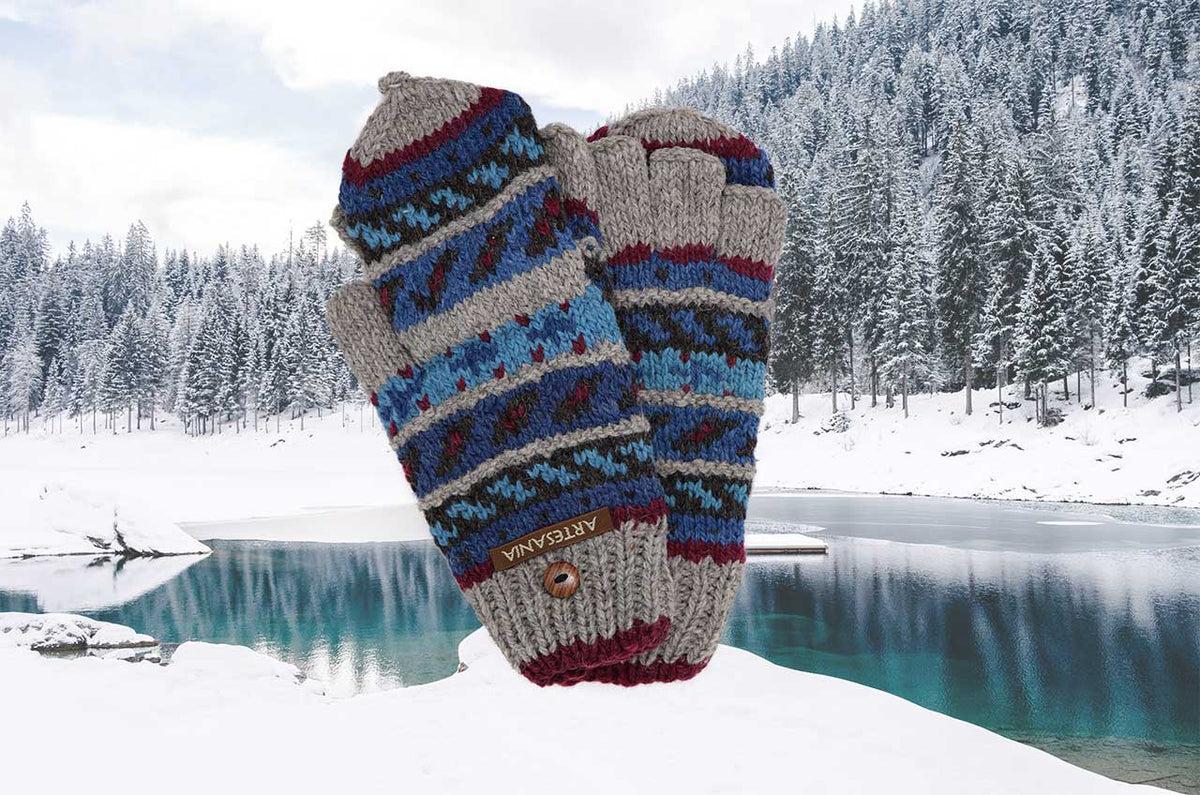 Alpaca Convertible Mittens-Apparel-Alpaca Direct-Alpaca Direct