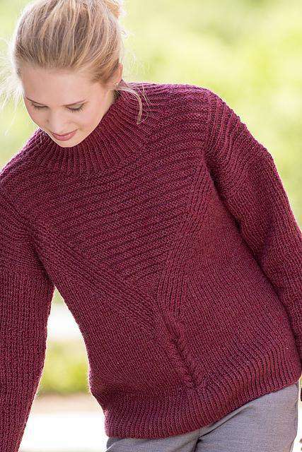 Hickory Grove Pullover by Amy Gunderson-Patterns-Universal Yarns-Alpaca Direct