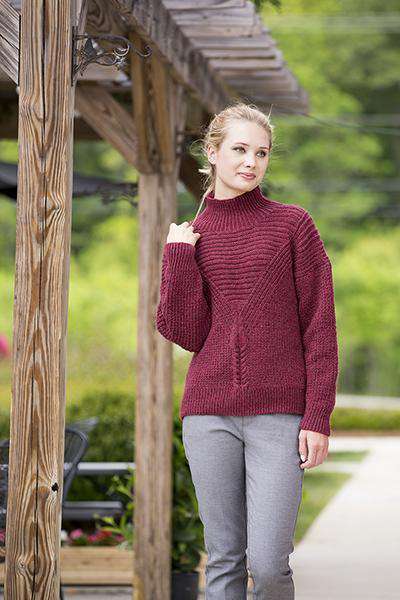 Hickory Grove Pullover by Amy Gunderson-Patterns-Universal Yarns-Alpaca Direct