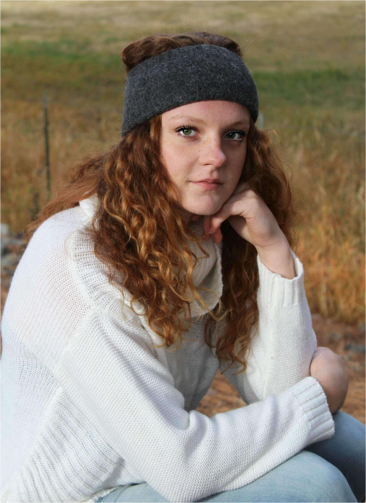 Alpaca Skiband-Apparel-Alpaca Direct-Charcoal-Alpaca Direct