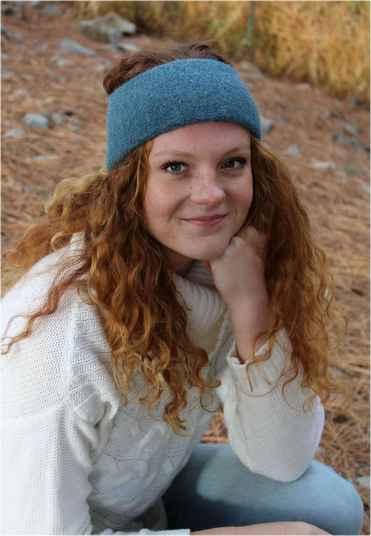 Alpaca Skiband-Apparel-Alpaca Direct-Sapphire Melange-Alpaca Direct