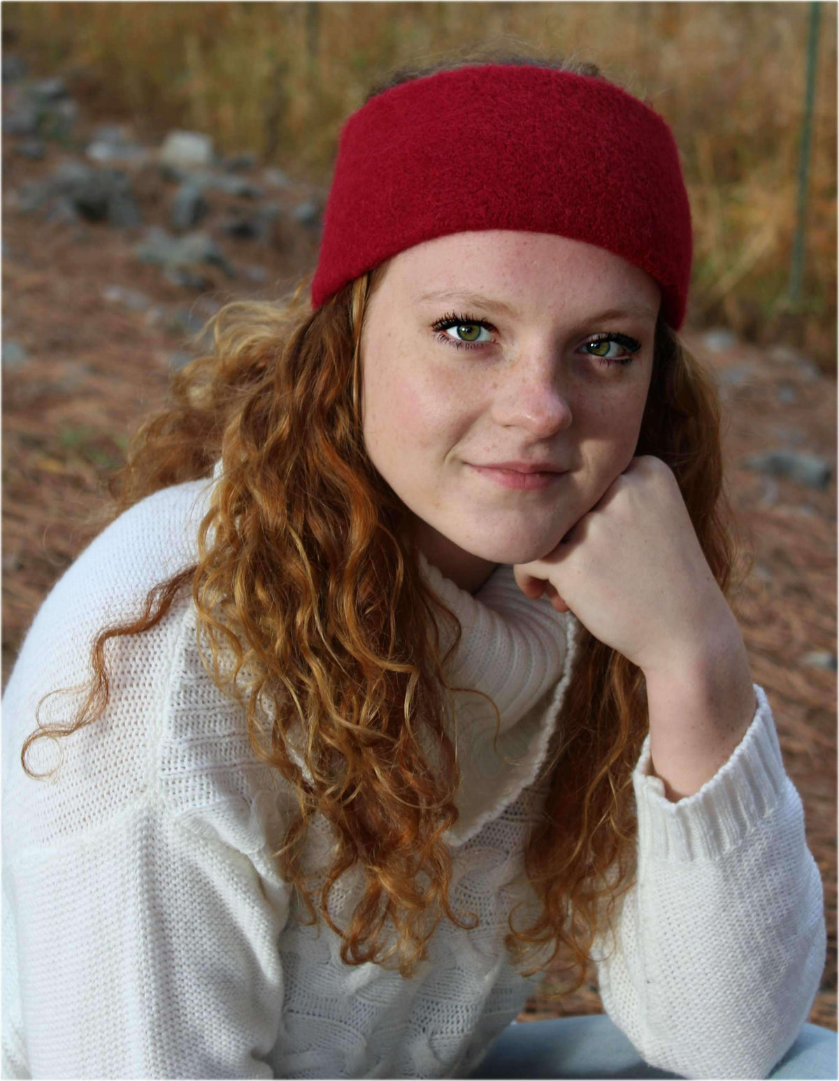 Alpaca Skiband-Apparel-Alpaca Direct-Burgundy-Alpaca Direct