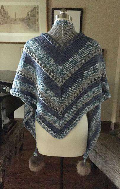 Amplified Shawl by Jan Rosé-Patterns-Alpaca Direct-Alpaca Direct Main image