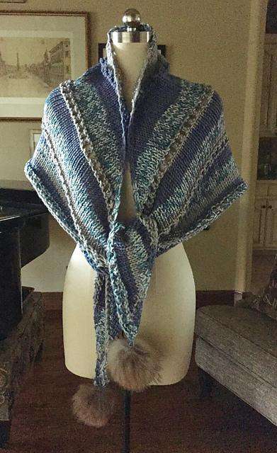 Amplified Shawl by Jan Rosé-Patterns-Alpaca Direct-Alpaca Direct