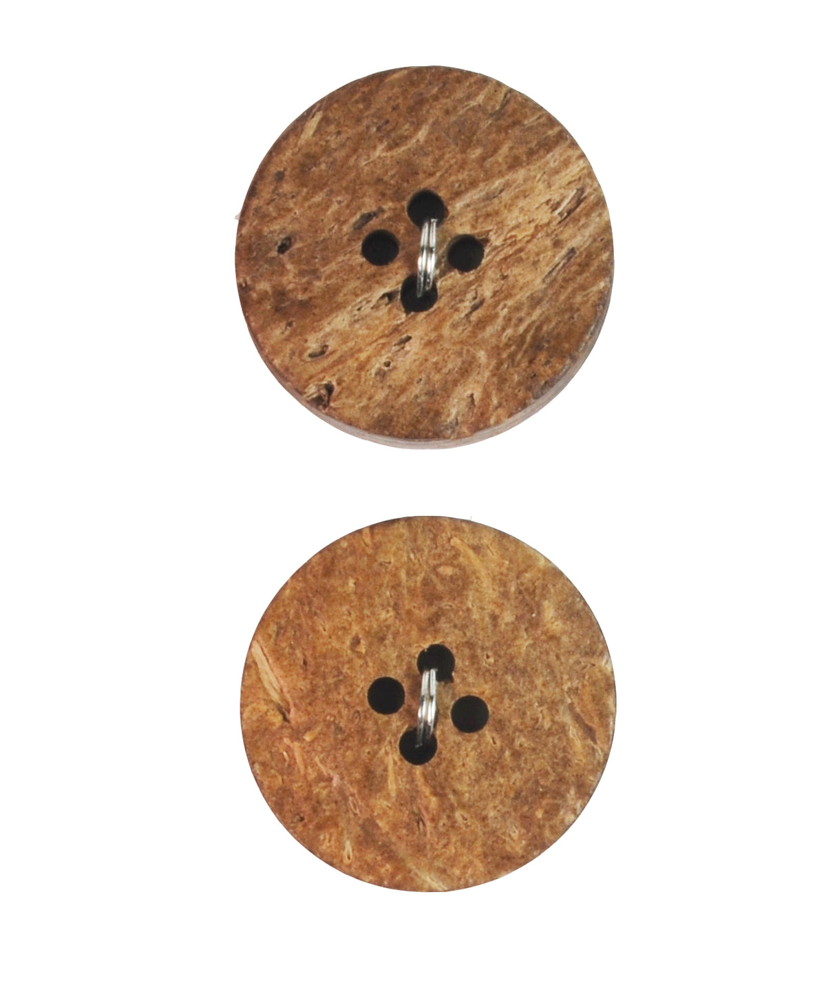 JHB Amazon Brown 7/8" (22MM) Buttons 2 piece, 4 hole #56-Notions-Alpaca Direct-Alpaca Direct