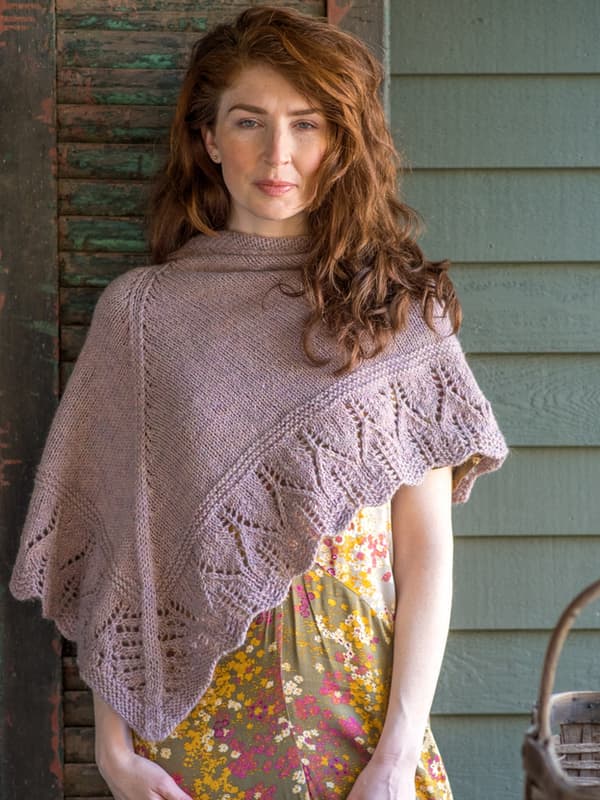Keely Shawl by the Berroco Design Team *Free Pattern*-Patterns-Berroco-Alpaca Direct Main image