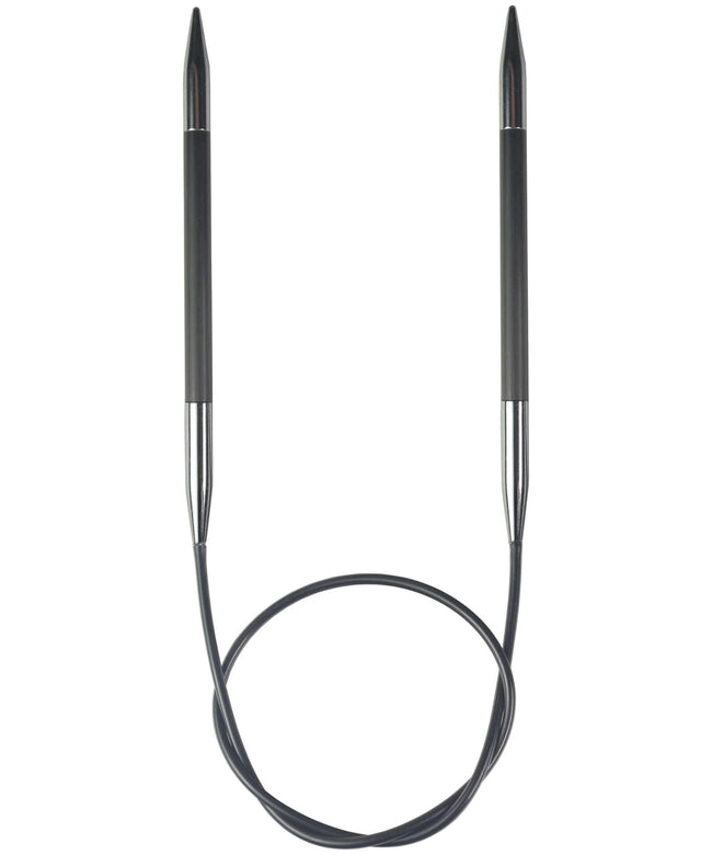 16 Inch Knitter's Pride Karbonz Circular Needles-Needles-Knitter's Pride-US 0, 2.0 mm-Alpaca Direct Main image