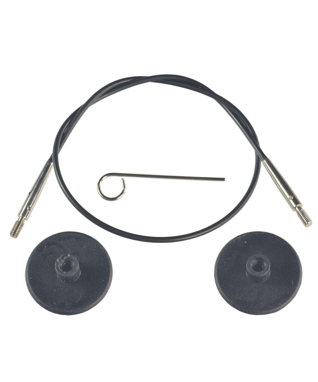 Knitter's Pride 20" Interchangeable Single Cord-Needles-Knitter's Pride-Black-Alpaca Direct
