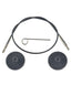Knitter's Pride 20" Interchangeable Single Cord-Needles-Knitter's Pride-Black-Alpaca Direct