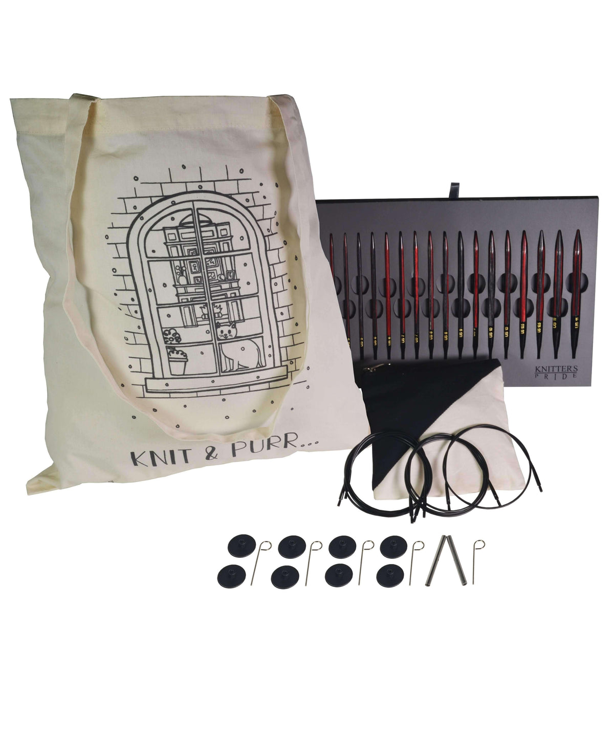 Knitter&#39;s Pride Knit &amp; Purr Interchangeable Needle Set-Needles-Knitter&#39;s Pride-Alpaca Direct