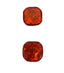 La Mode Crystal Red 3/4 in (19MM) Buttons 2 piece, hook #22187-Notions-Alpaca Direct-Alpaca Direct