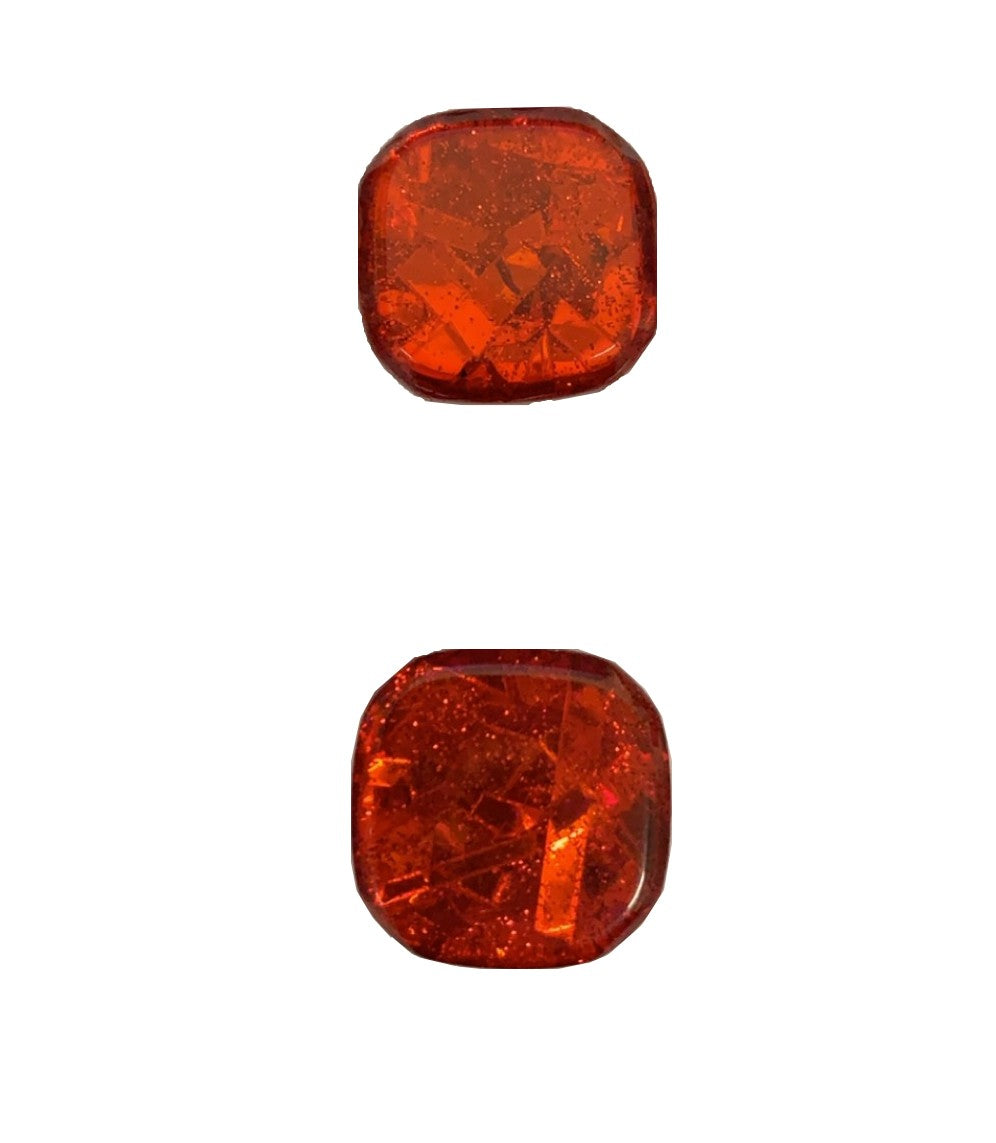 La Mode Crystal Red 3/4 in (19MM) Buttons 2 piece, hook #22187-Notions-Alpaca Direct-Alpaca Direct