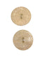 La Mode Vintage Ocean Pearl 1 in (25MM) Buttons 2 piece, 2 hole #1713-Notions-Alpaca Direct-Alpaca Direct