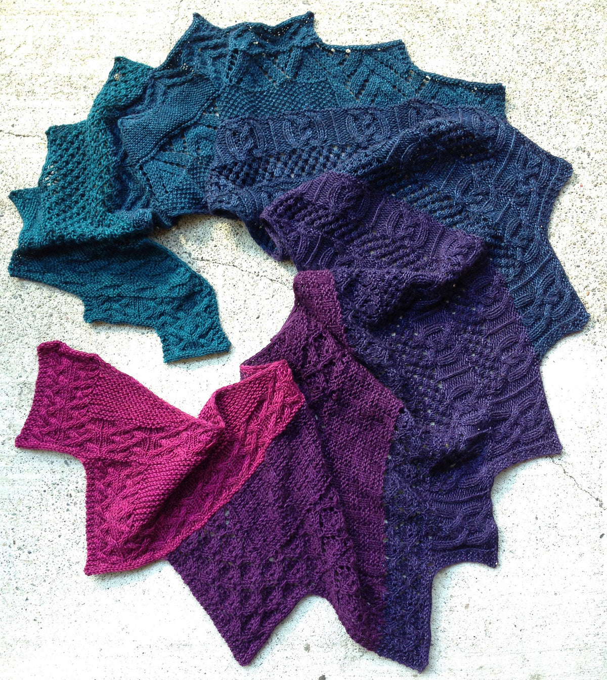 Luckdragon Shawl by Verybusymonkey-Patterns-Verybusymonkey-Alpaca Direct