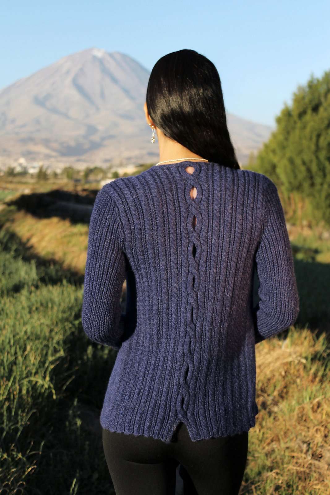 Lupe Cardigan by Laura Zukaite-Patterns-Berroco-Alpaca Direct