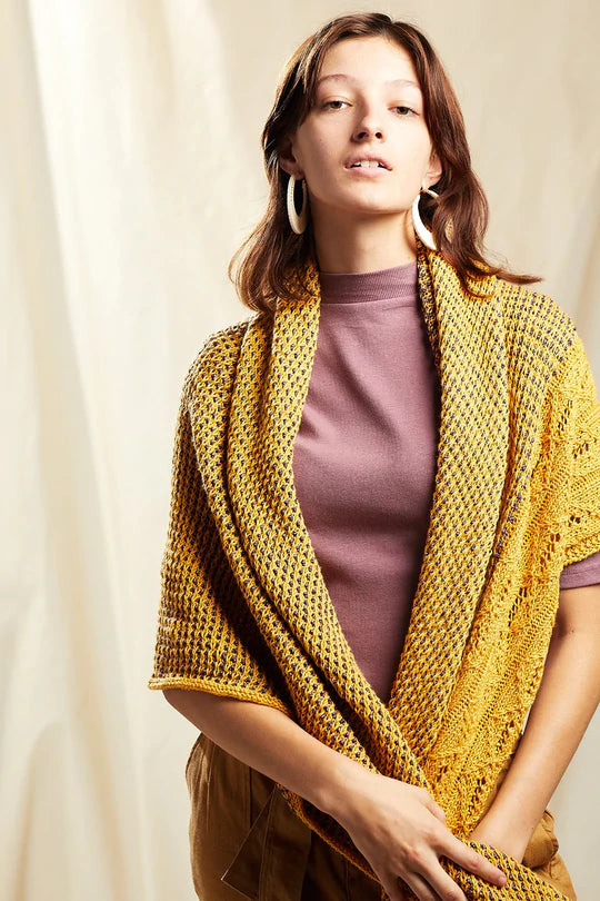 Lyrist Shawl by Rachel Brockman-Patterns-Universal Yarns-Alpaca Direct