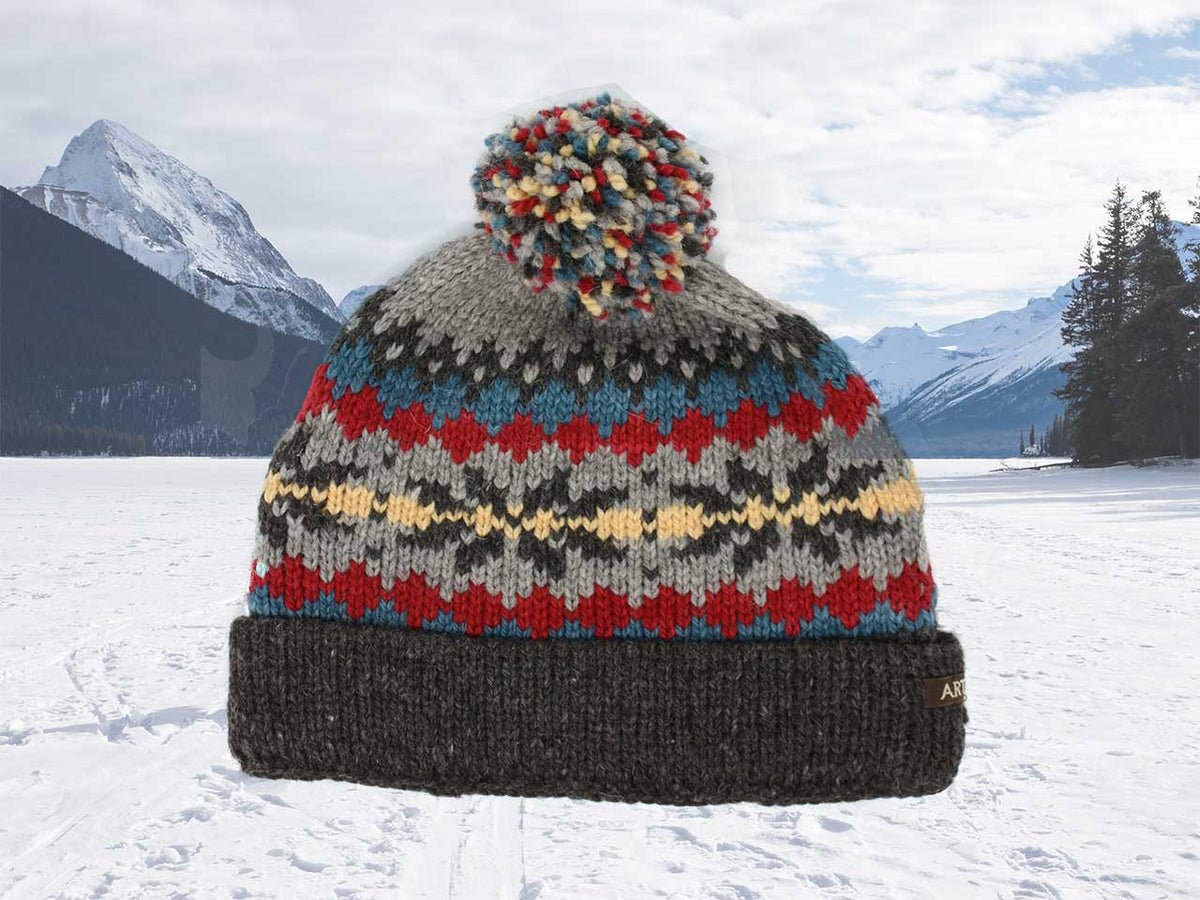 Artisan Alpaca Pom Hat-Apparel-Alpaca Direct-Alpaca Direct Main image