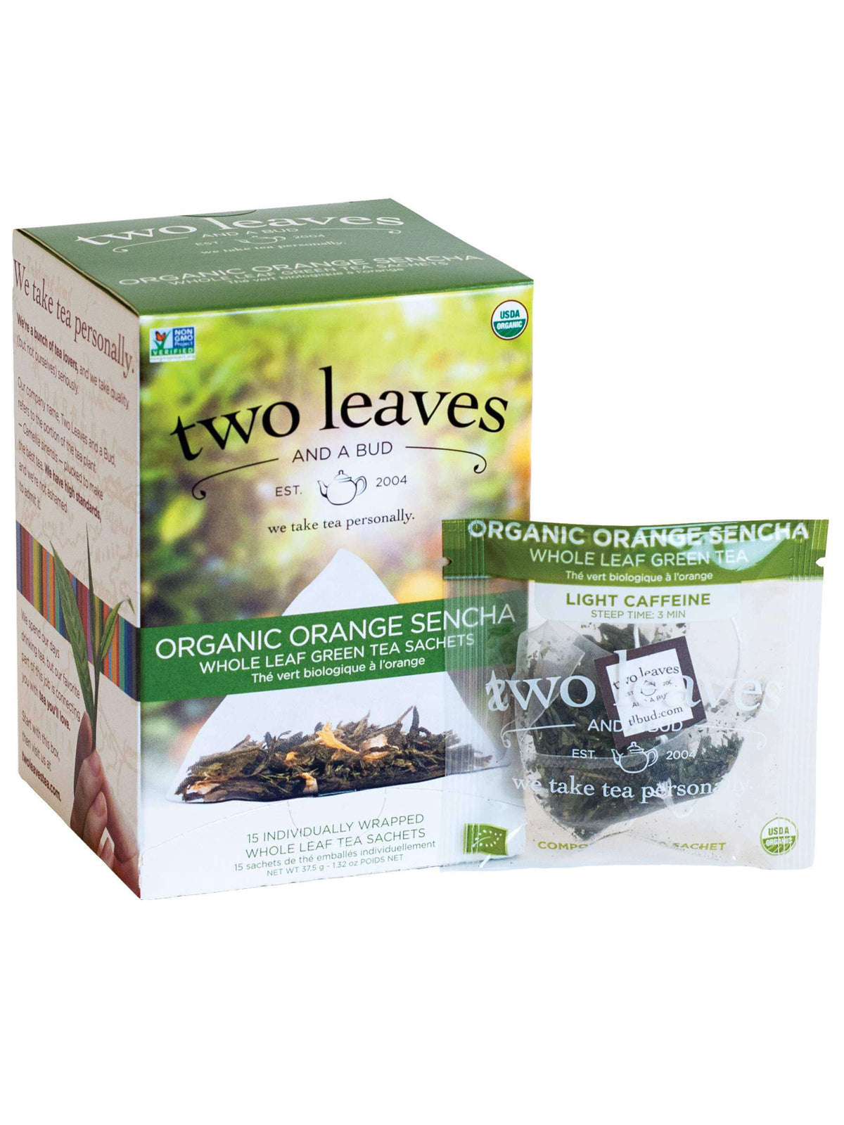 Two Leaves and a Bud Organic Orange Sencha Tea-Tea-Two Leaves and a Bud-Alpaca Direct