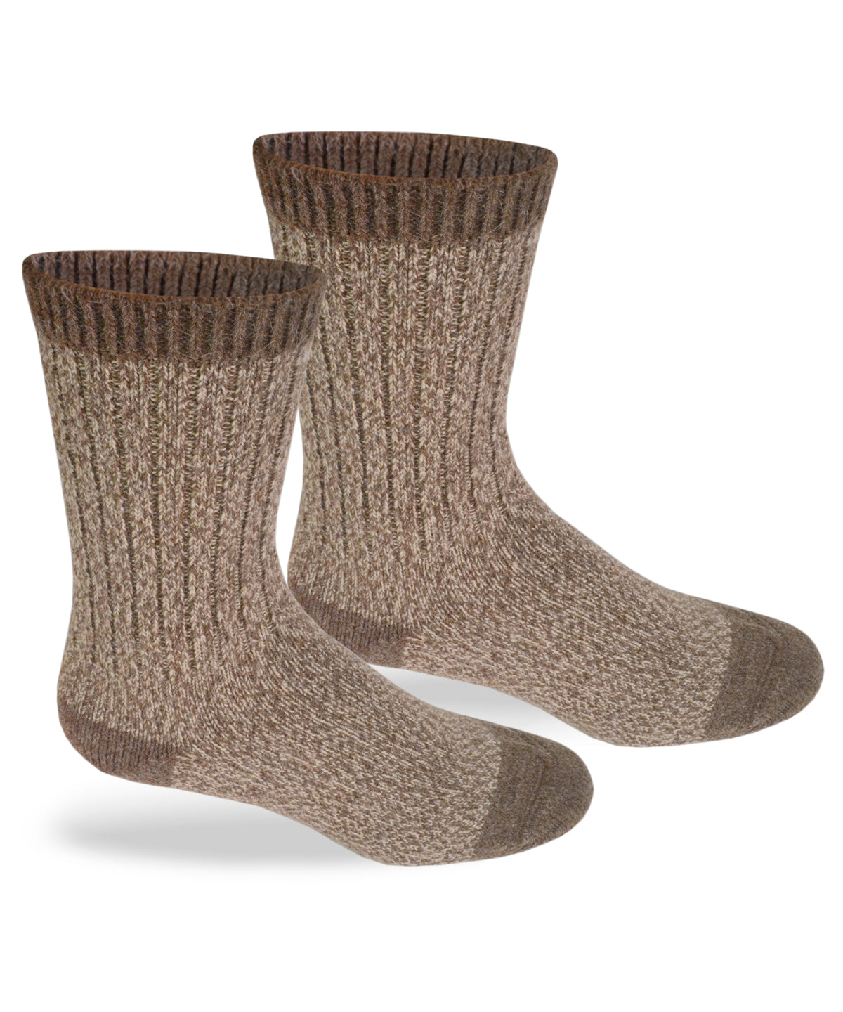 Alpaca Outdoorsman Boot Socks-Socks-Alpaca Direct-Small-Brown-Alpaca Direct