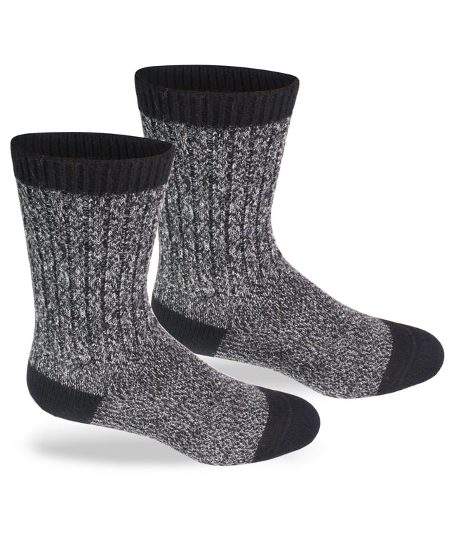 Alpaca Outdoorsman Boot Socks-Socks-Alpaca Direct-Small-Black-Alpaca Direct Main image