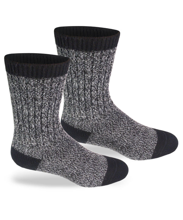 Alpaca Outdoorsman Boot Socks-Socks-Alpaca Direct-Small-Black-Alpaca Direct