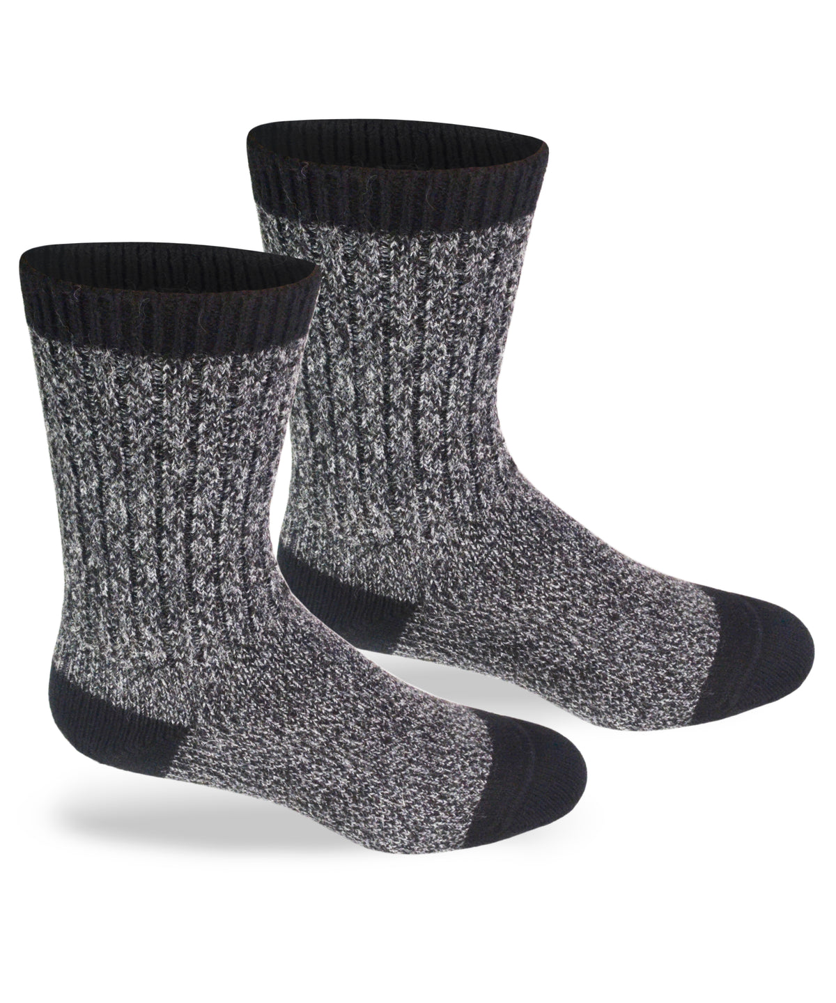 Alpaca Outdoorsman Boot Socks-Socks-Alpaca Direct-Small-Black-Alpaca Direct