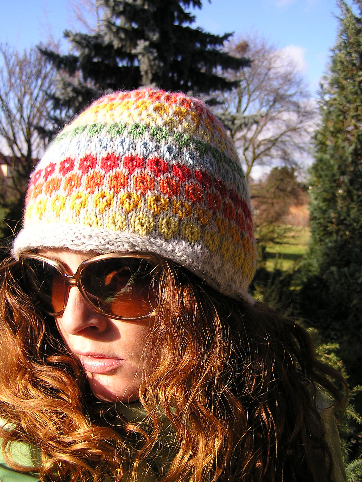 Rainbow Merino Hat by Jana Markova-Patterns-Jana Markova-Alpaca Direct Main image