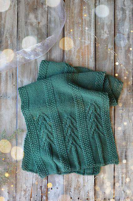 Pine View Scarf by Rachel Brockman-Patterns-Universal Yarns-Alpaca Direct