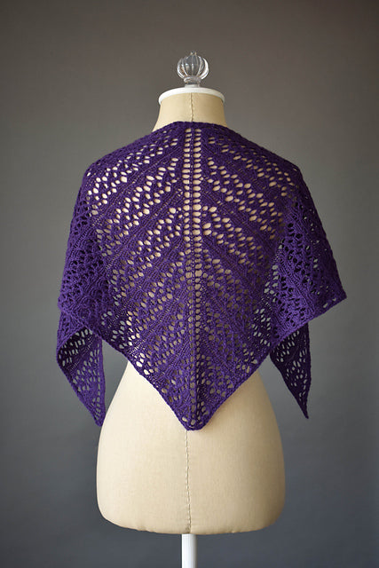 Hyacinth Shawlette by Rachel Brockman *Universal Pattern*-Patterns-Universal Yarns-Alpaca Direct