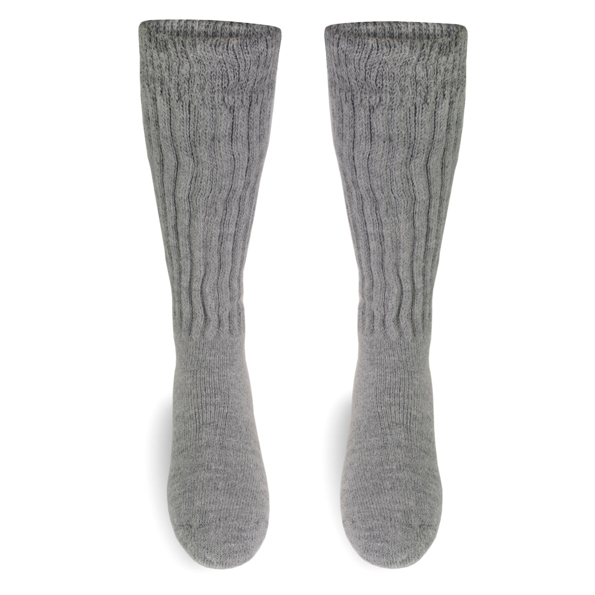 Rainier Alpaca Over The Calf Socks-Socks-Alpaca Direct-Small-Denim-Alpaca Direct