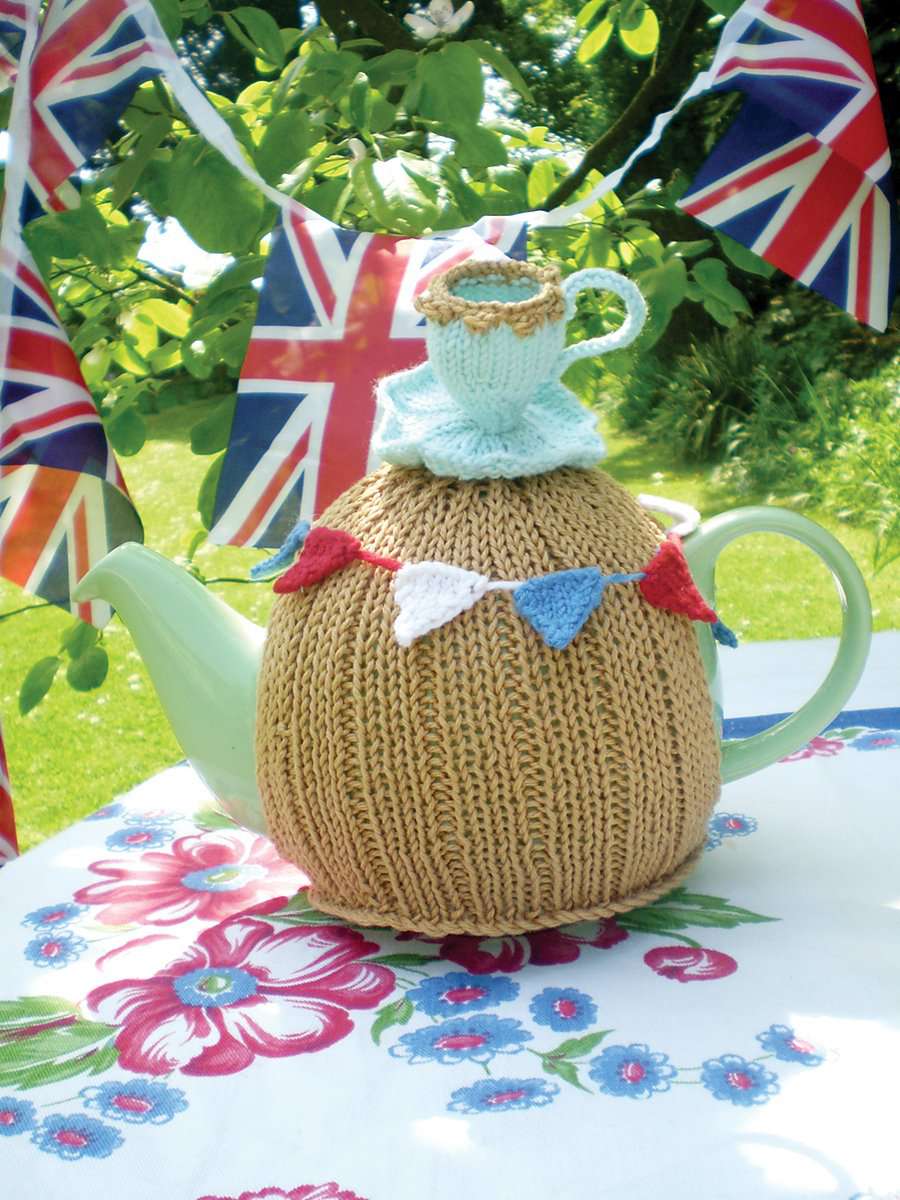 Right Royal Cuppa Tea Cozy by Claire Garland-Patterns-Claire Garland-Alpaca Direct