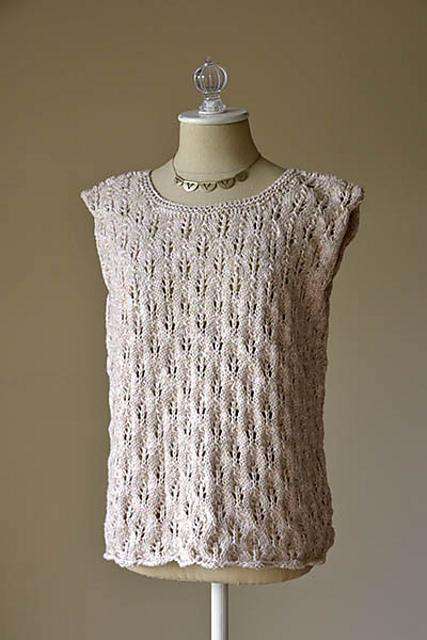 Sand Dollar Tank by Yonca Ozbelli-Patterns-Universal Yarns-Alpaca Direct Main image
