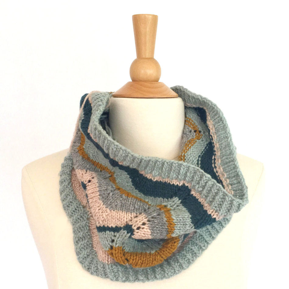 Scraptastic Cowl by Ambah O&#39;Brien-Patterns-Alpaca Direct-Alpaca Direct