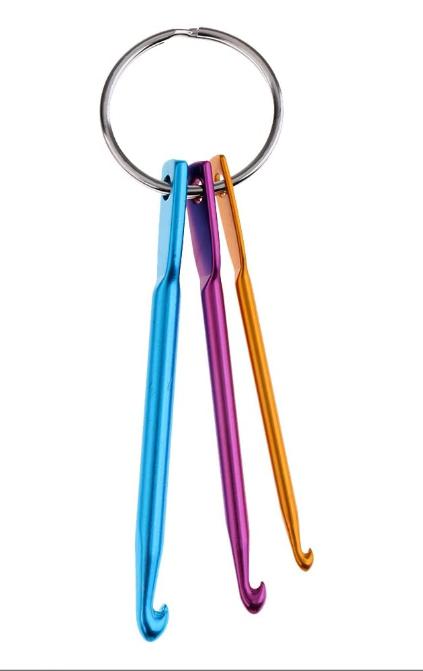 3 Piece Mini Crochet Hook Keychain-Alpaca Direct-Alpaca Direct
