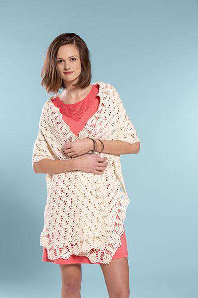 Shell Scatter Shawl by Amy Gunderson-Patterns-Universal Yarns-Alpaca Direct