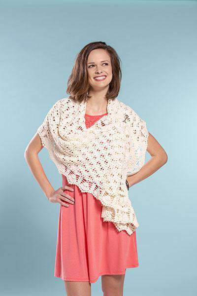 Shell Scatter Shawl by Amy Gunderson-Patterns-Universal Yarns-Alpaca Direct