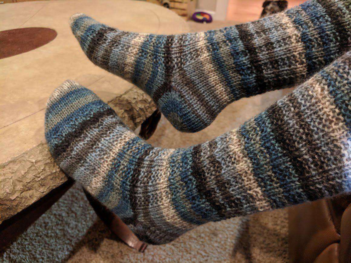 Simply Striped Socks By Kelley Hobart-Patterns-Alpaca Direct-Alpaca Direct