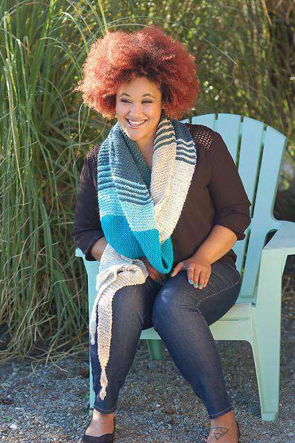 Slope Scarf by Katie Rempe-Patterns-Skacel-Alpaca Direct