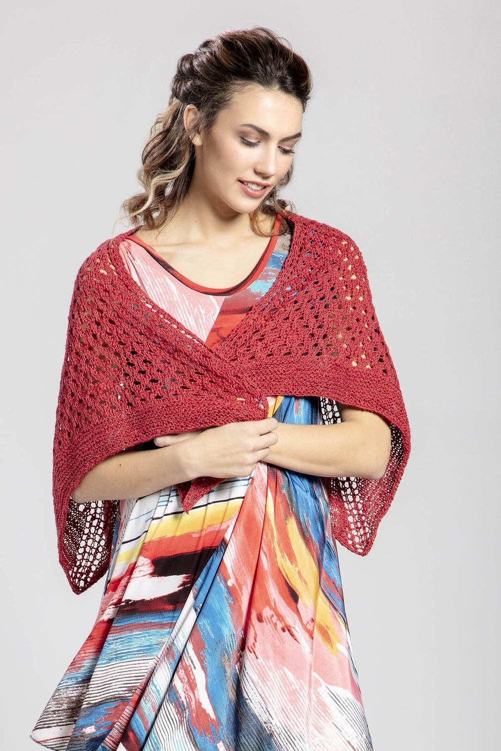 Sparkler Shawl by Amy Gunderson *Universal Pattern*-Patterns-Universal Yarns-Alpaca Direct