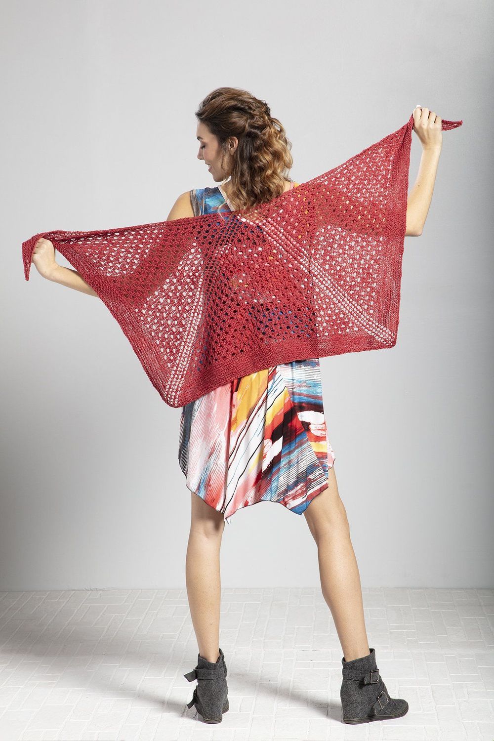 Sparkler Shawl by Amy Gunderson *Universal Pattern*-Patterns-Universal Yarns-Alpaca Direct