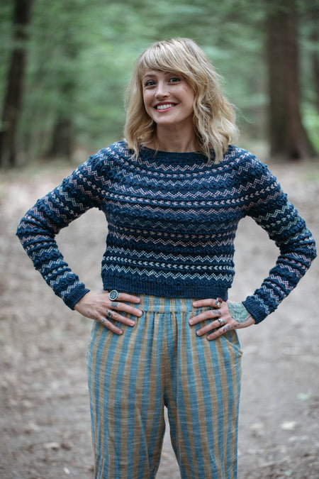 Stonecrop Pullover by Andrea Mowry