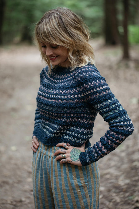Stonecrop Pullover by Andrea Mowry-Patterns-Alpaca Direct-Alpaca Direct