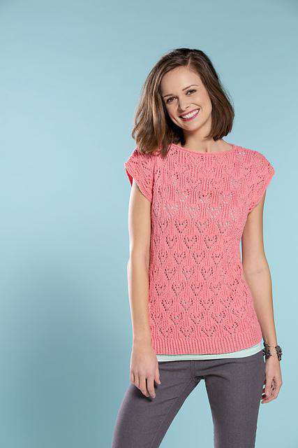 Love Lace Tee by Amy Gunderson-Patterns-Universal Yarns-Alpaca Direct