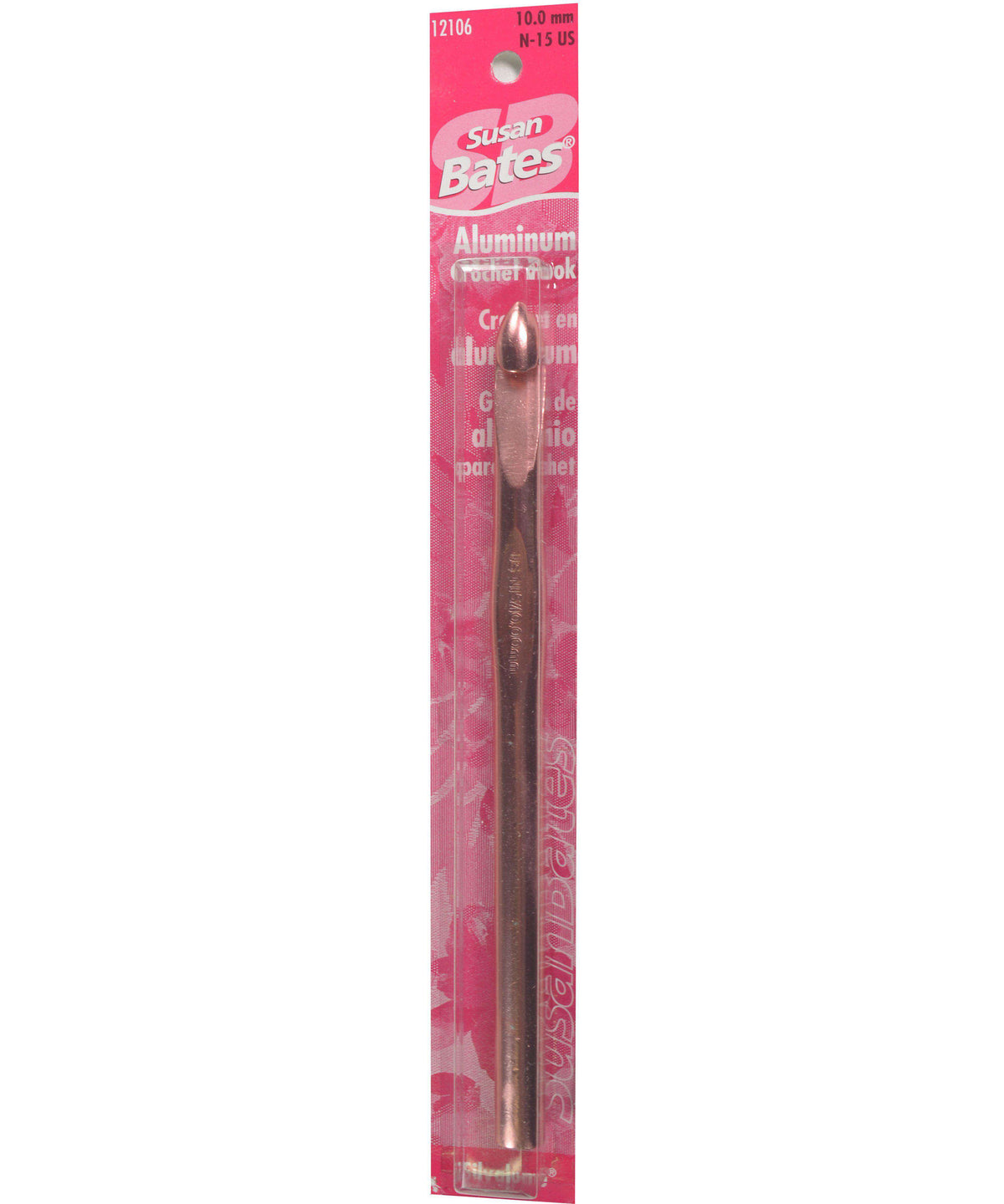 Susan Bates Silvalume 5.5&quot; Crochet Hook-Needles-Susan Bates-US N, 10.0 mm-Alpaca Direct