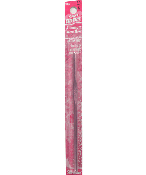Susan Bates Silvalume 5.5" Crochet Hook-Needles-Susan Bates-US 7, 4.5 mm-Alpaca Direct