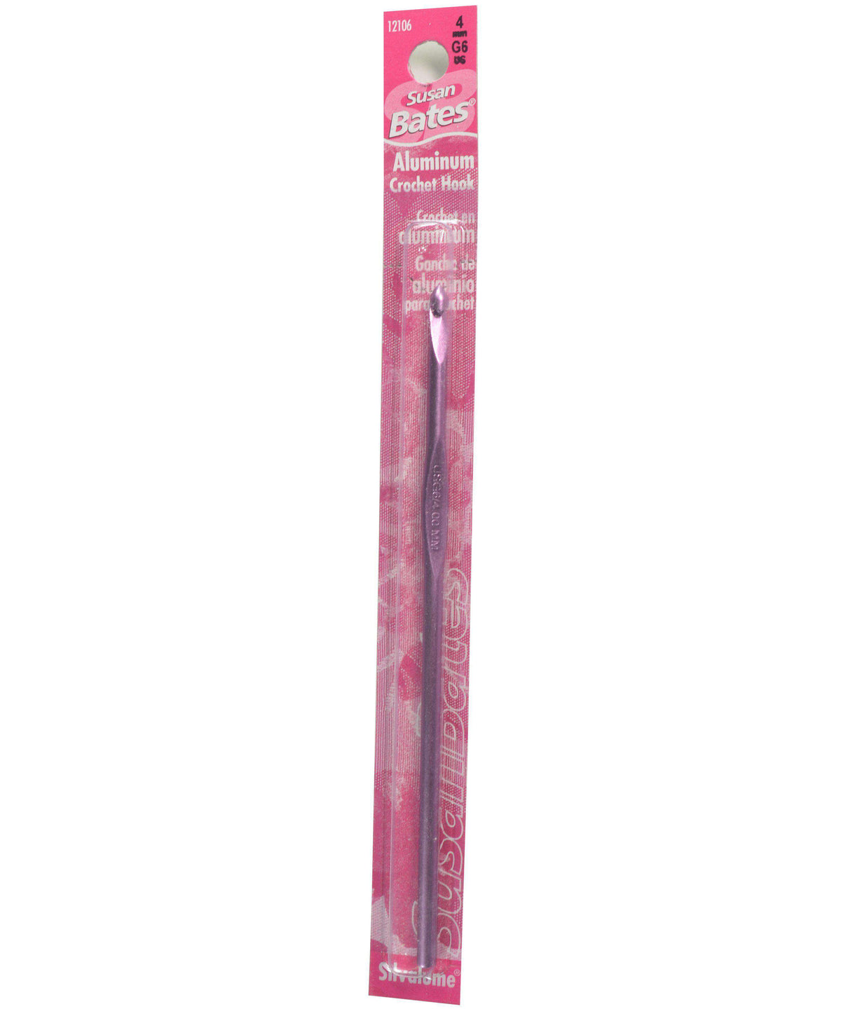 Susan Bates Silvalume 5.5" Crochet Hook-Needles-Susan Bates-US G 4.0 mm-Alpaca Direct